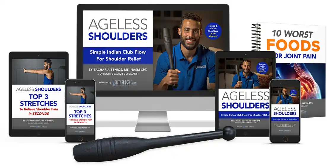 Ageless Shoulder -Zacharia Zenios, a NASM-certified Corrective Exercise Specialist 
